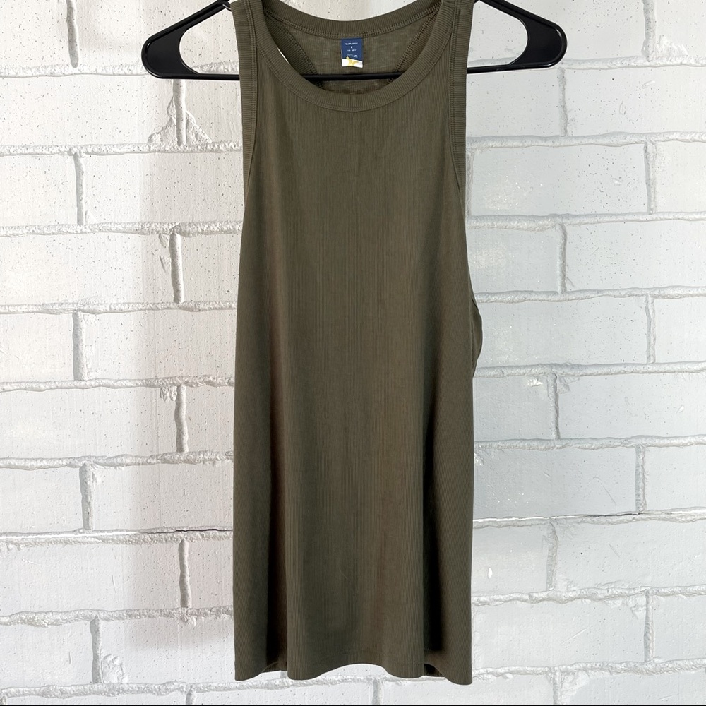 Ultralite dark green tank top size large
